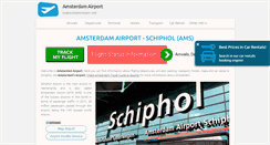 Desktop Screenshot of amsterdam-airport.com