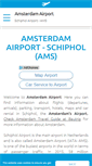 Mobile Screenshot of amsterdam-airport.com